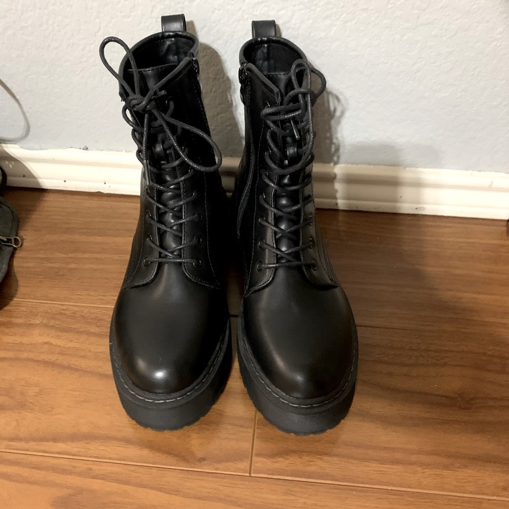 Steve Madden Platform Combat Boots
